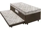 Cama box solteiro Molas ensacadas + auxiliar em D33 top super promoção