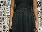 Vestido preto curto de festa