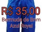 Bermuda Operacional de Brim com Elástico