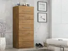 Comoda 7 Gavetas Cor Castanho (Novo!)