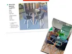 mesa LIVIA REDONDA PRETA