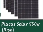 Placas Solares 550W (Rise) e Canadian 585- Energia Limpa e Econômica!