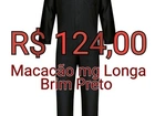 Macacão mg Longa - Brim Preto