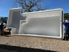 Piscina de 7 metros com material hidráulico incluso
