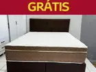 Cama Box Queen+Colcão Molas Ensacadas