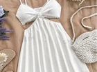 Vestido branco Shein
