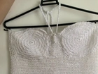 Vestido crochê branco