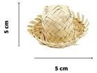 Chapéu de palha, decoração de mesa para brigadeiro