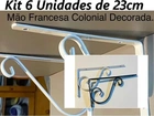 Kit 6 Mãos Francesas 23cm ideal para prateleira de 23cm até 33cm