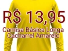 Camisa Básica Manga Longa - Cacharrel AMARELO
