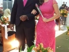 Vestido de festa longo pink
