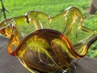 Vaso Floreira Murano Cor Âmbar