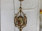 Lustre colonial em bronze