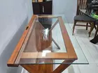Mesa de Vidro (meu móvel de madeira) - Versátil e Elegante