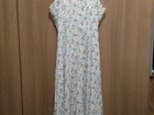 Vestido midi estampado flor
