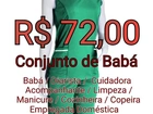 Conjunto de Babá / Doméstica / Cuidadora