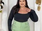 Blusa de manga longa