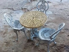 Conjunto de mesa e Cadeiras de Ferro - Estilo Vintage
