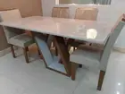 mesa de jantar 6 lugares 170x90 Cadeira em madeira ( Pronta entrega )