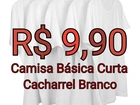Camisa Básica Manga Curta - Cacharrel Branco