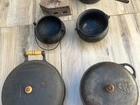 Jogo de Panelas de Ferro Fundido Antigo