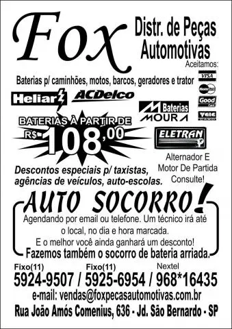 AUTO SOCORRO DE BATERIAS ARRIADAS