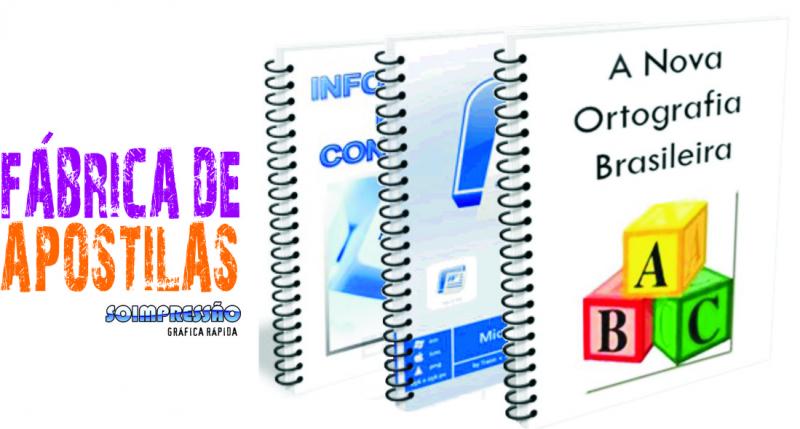 Impressão de apostilas