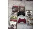 Ps3 6 jogos 2 controle