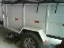 Carreta Metalica Branca