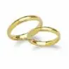 Aliança de Noivado, Aliança de Casamento Ouro 18k-750