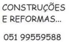 pedreiro, pintor, eletricista, instalador rede água quente, construtor, colocador pisos, POA RS