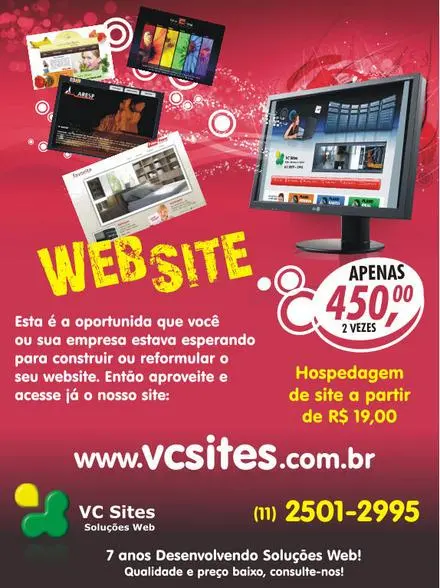 Desenvolvimento de Site